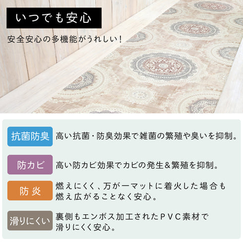 キッチンマット180 レース.|s4